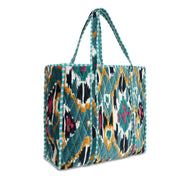 The Ultimate Ikat Velvet Tote