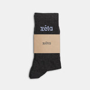 Pair Socks Grey/Black