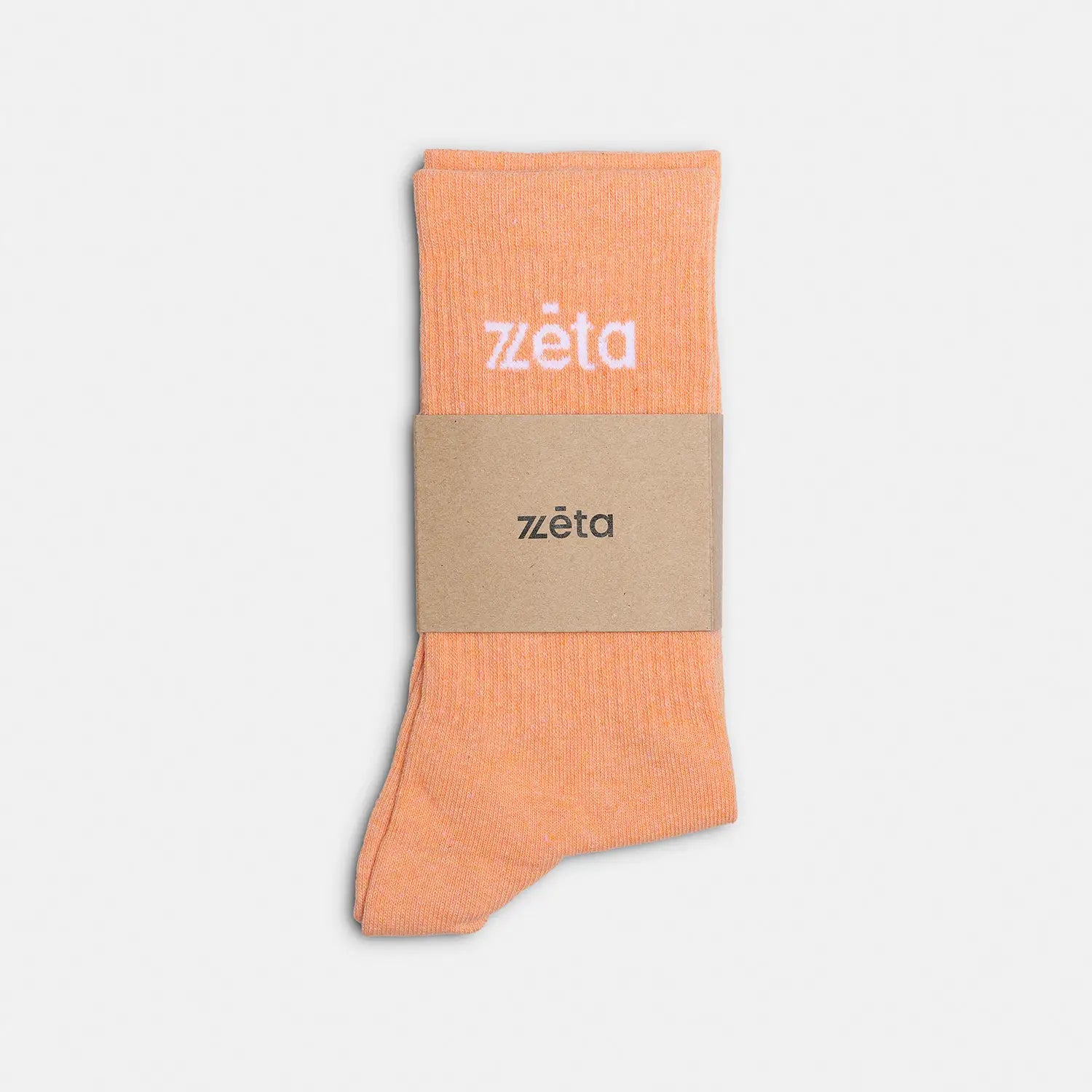 Pair Socks Pink/Orange