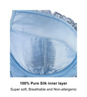 Ashley Embroidery Silk & Organic Cotton Supportive Plunge Bra