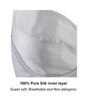 Mercury - Lace Silk & Organic Cotton Plunge Bra