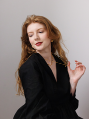 DARYL MINI NECKLACE  18k Gold Plated - Malachite