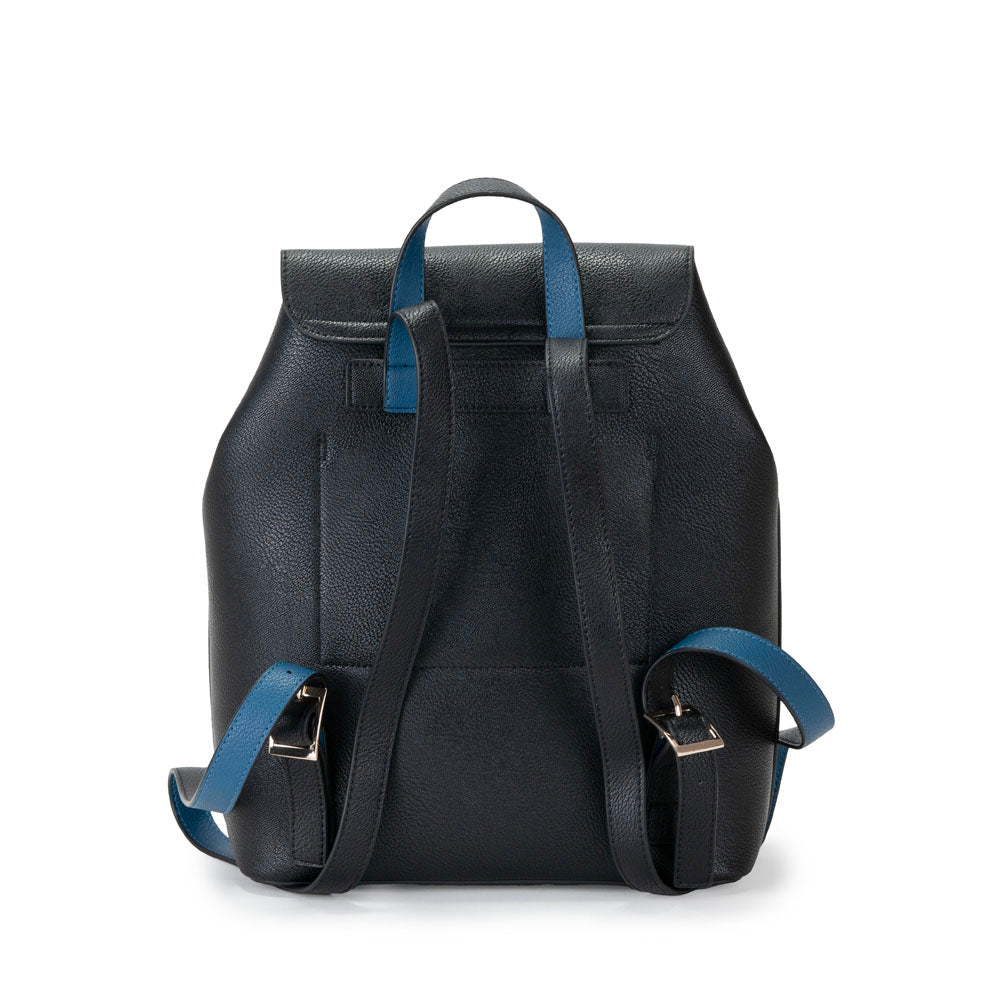 Campo Marzio Keira Backpack - Black Lapis Blue