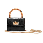 Campo Marzio Bamboo Mini Bag - Black