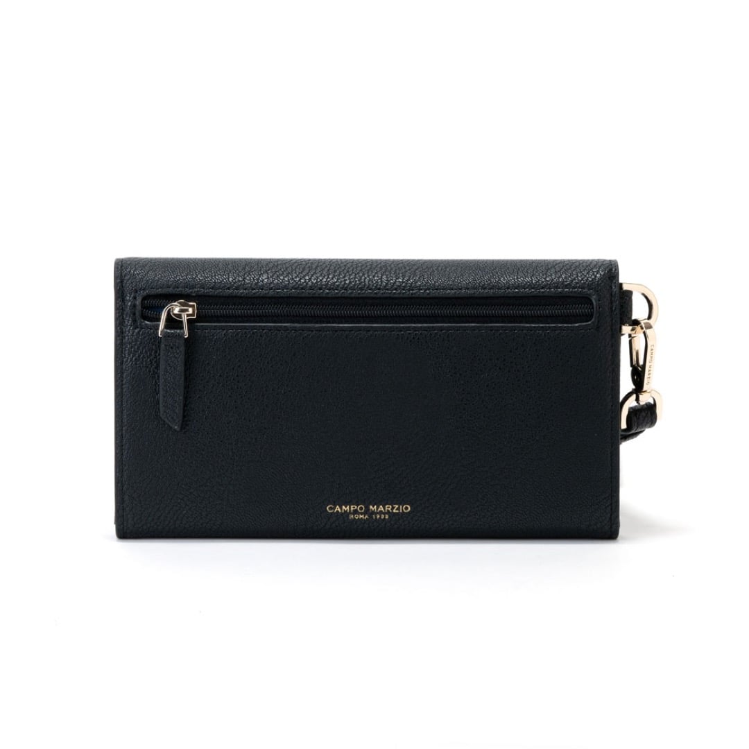 Campo Marzio Ellen Wallet - Black Lapis Blue