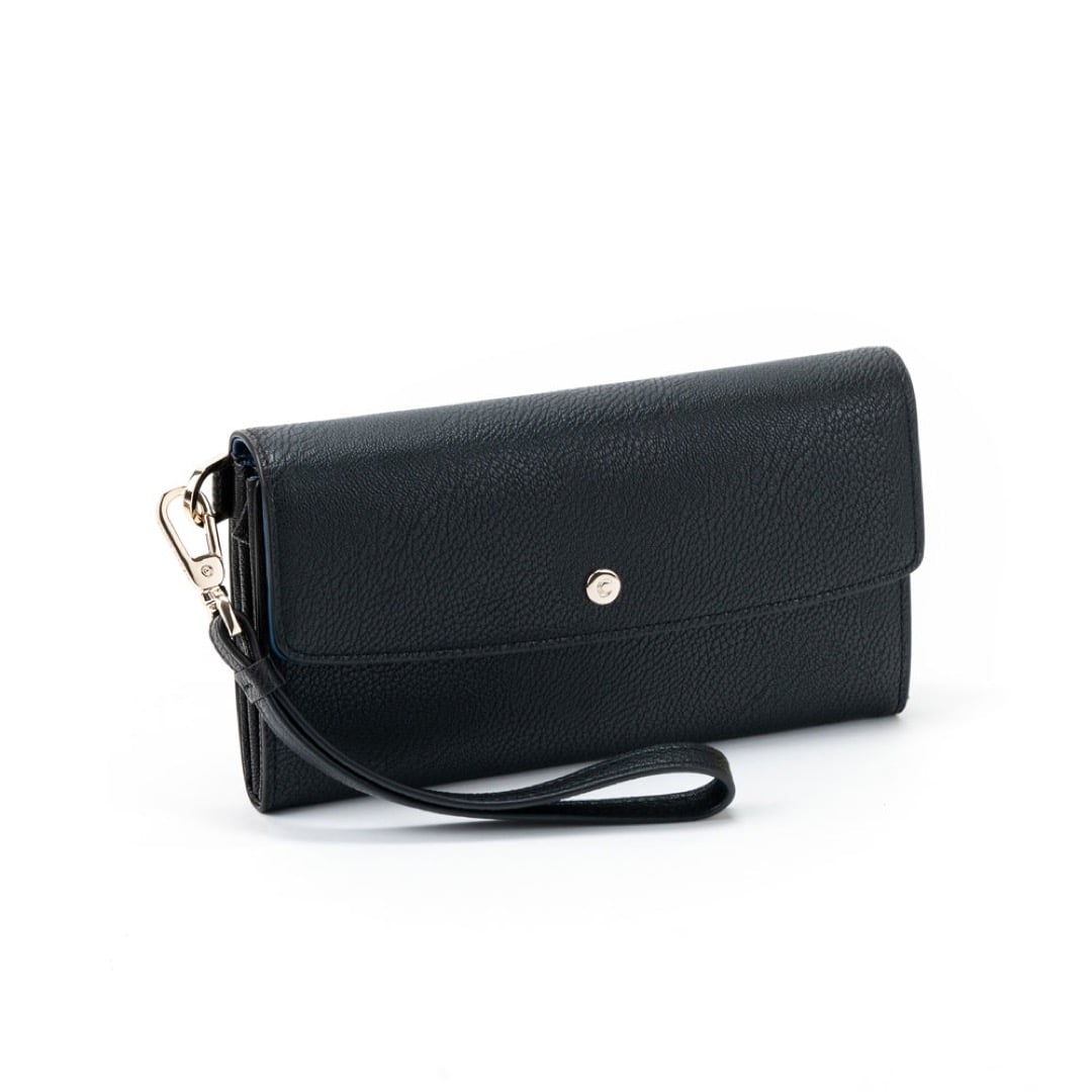 Campo Marzio Ellen Wallet - Black Lapis Blue