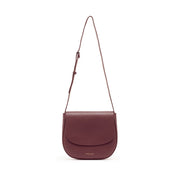 Campo Marzio Kym Saddle Bag - Plum Tangerine Tango