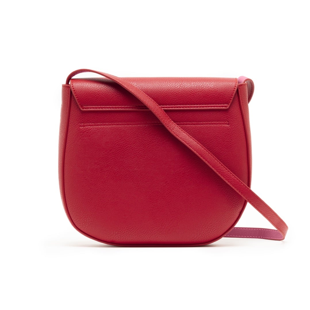 Campo Marzio Kym Saddle Bag - Cherry Red Fuchsia