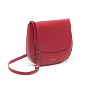 Campo Marzio Kym Saddle Bag - Cherry Red Fuchsia