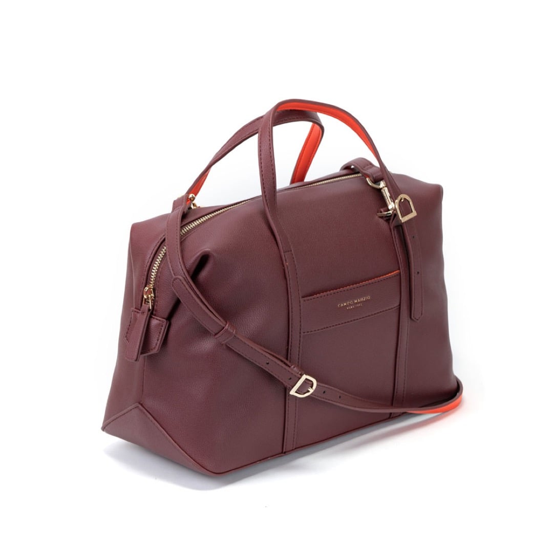 Campo Marzio Ariana Bowling Bag - Burgundy