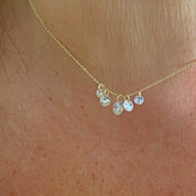 Rising Star Diamond Charm Necklace