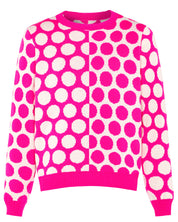 Reversed Circles Wool & Cashmere Jumper Pink