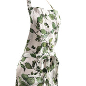 Cobnut printed Linen Apron