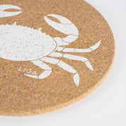 Cork Placemats | Crab