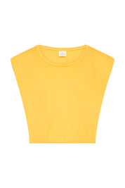 Cropped Dance Vest - Sunshine Yellow