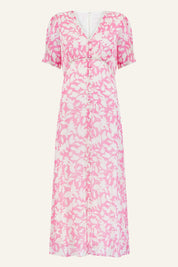 Sally Anne Tea Dress | Pink/Cream