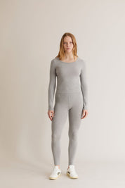 SYLVIE Legging - GOTS Organic Cotton Grey