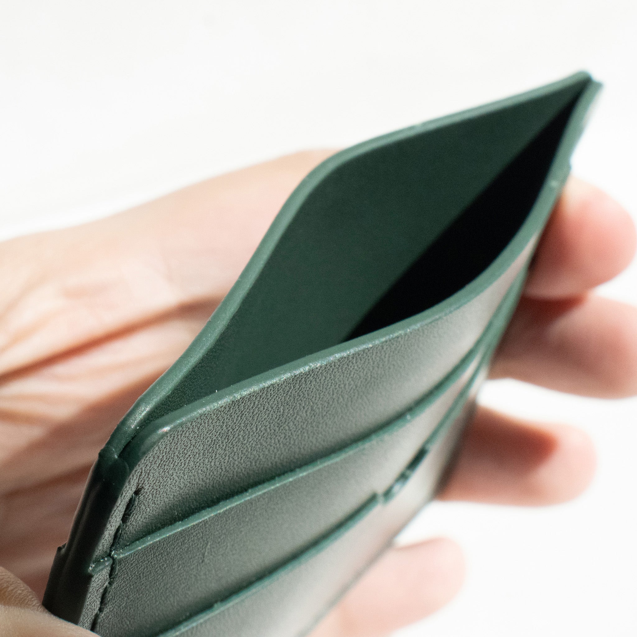 Card Case in Dark Green