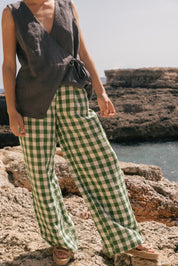 Lydia classic linen pants