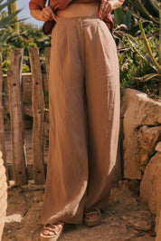 Lydia classic linen pants