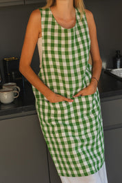 Pinafore linen apron