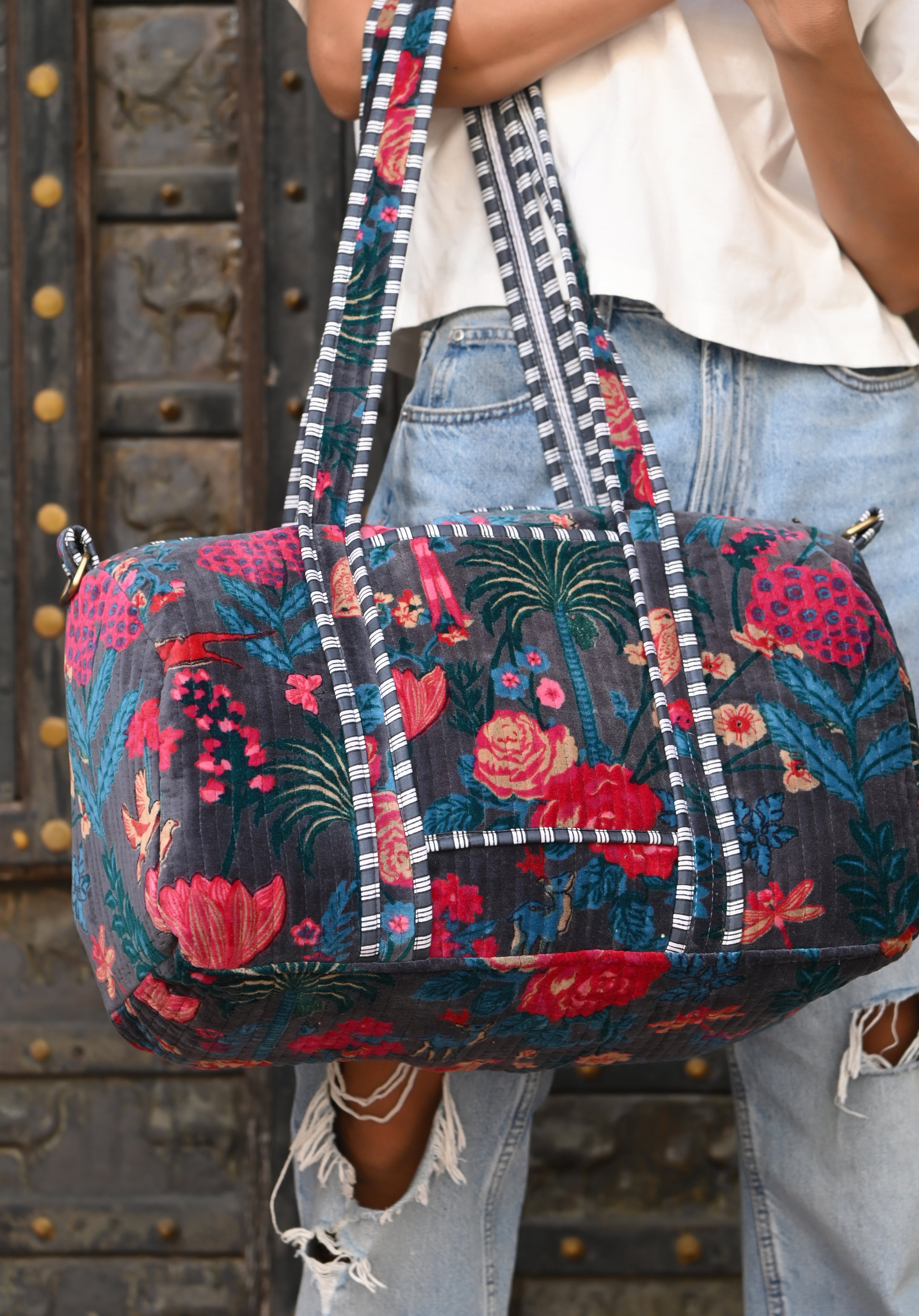 The Tropical Velvet Weekender