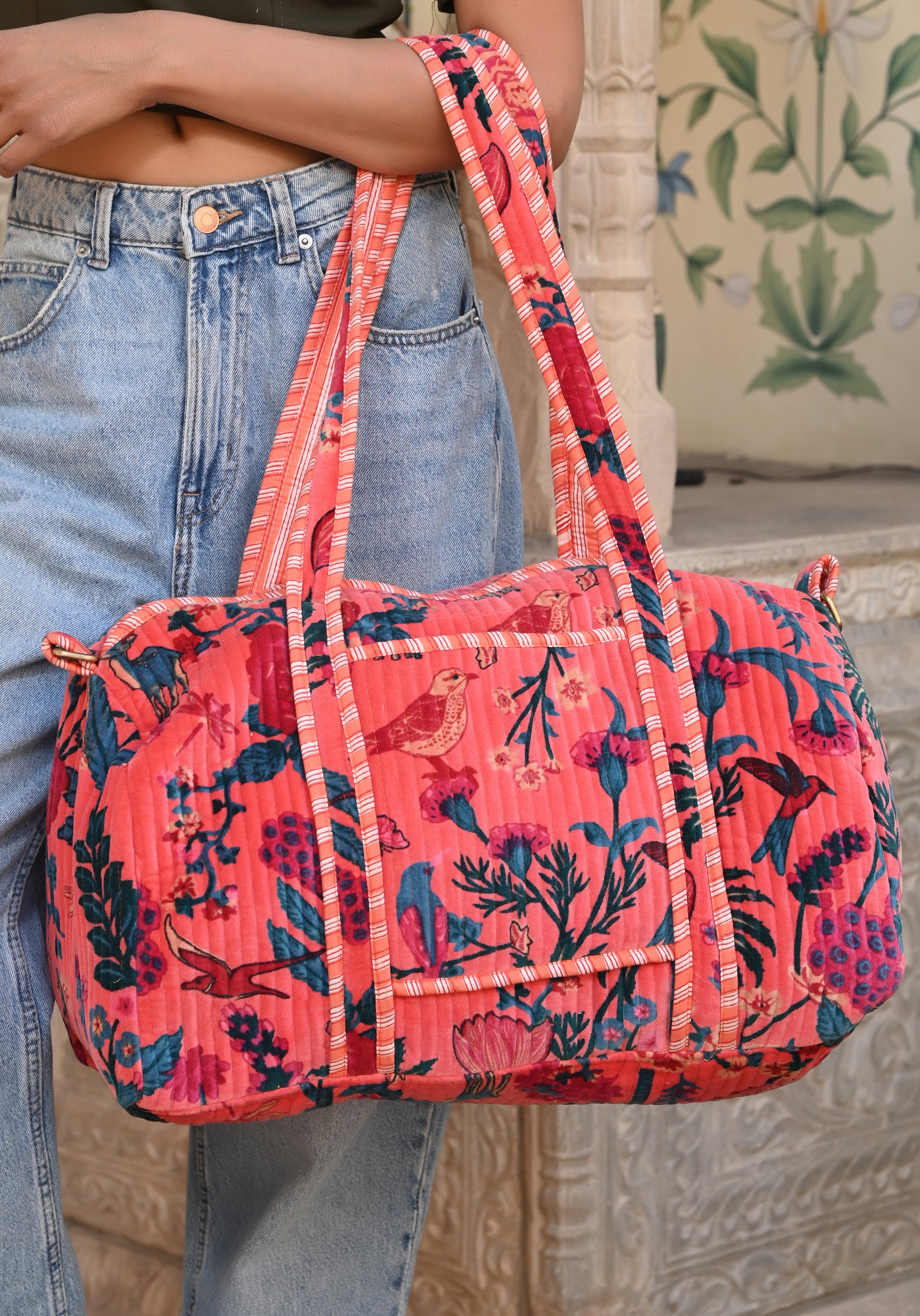 The Tropical Velvet Weekender