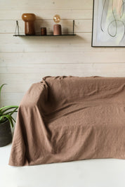 Linen couch cover