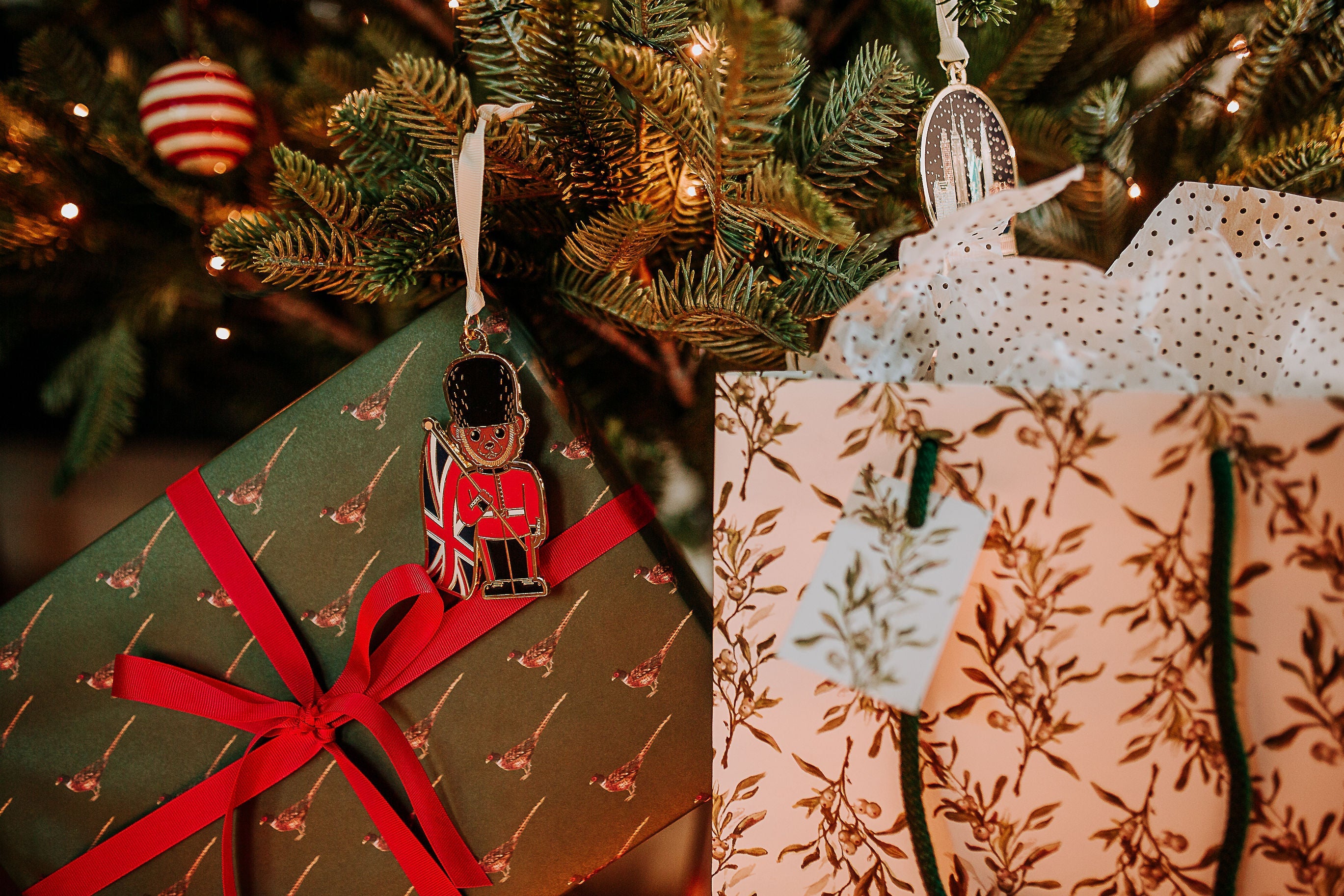 PHEASANT CHRISTMAS WRAPPING PAPER