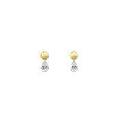 Rising Star Pear Diamond Dot Studs