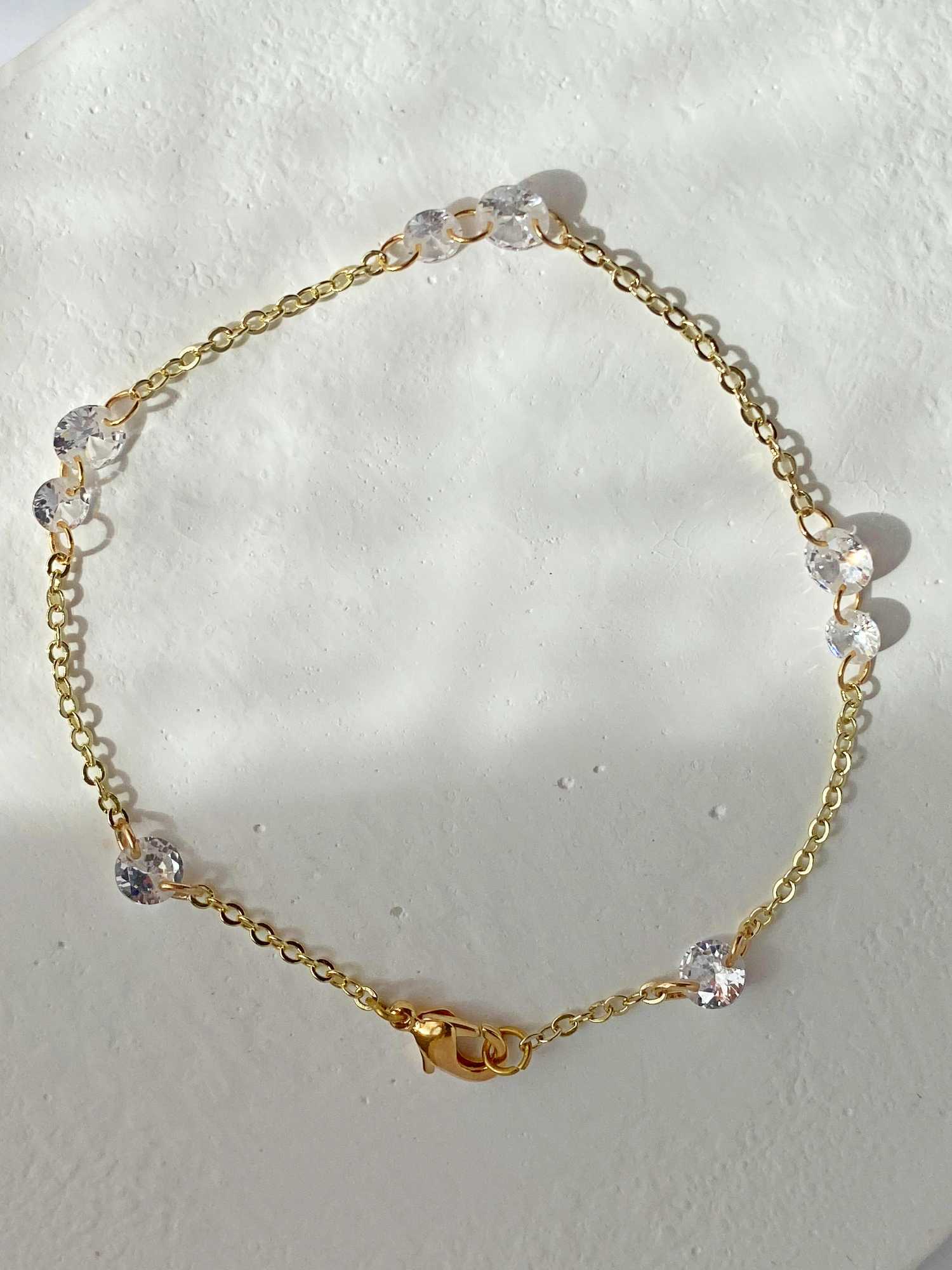 Rising Star Double Diamond  Station Bracelet