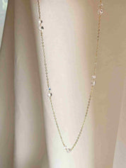 Rising Star Double Diamond Station Necklace