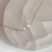 Rising Star Double Diamond Station Necklace