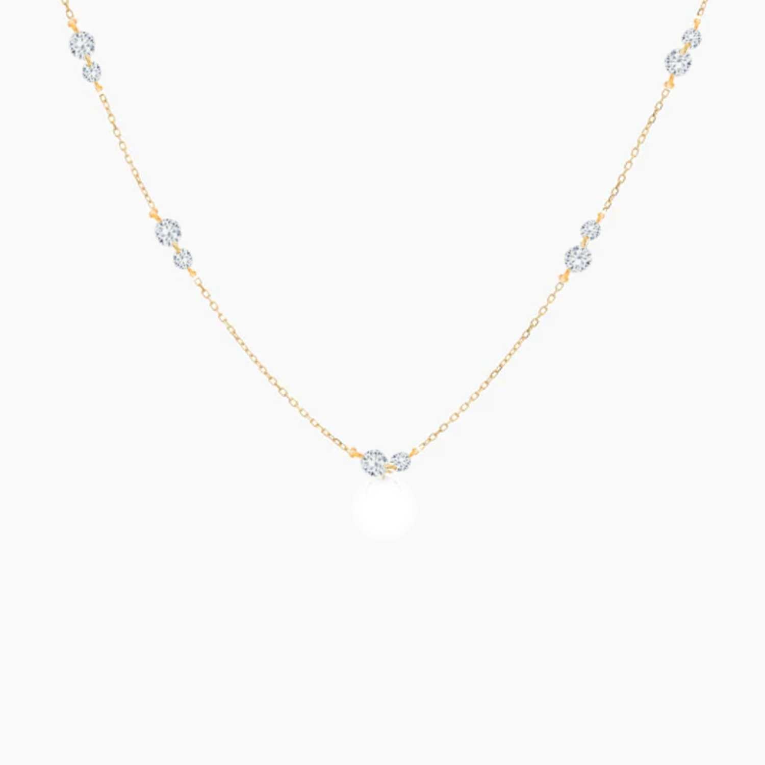 Rising Star Double Diamond Station Necklace