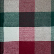 Recycled Wool Lifestyle Blanket - Red/Green Check