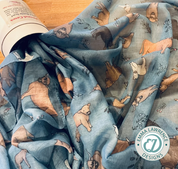 Recycled Bottle Scarf - Highland Cows