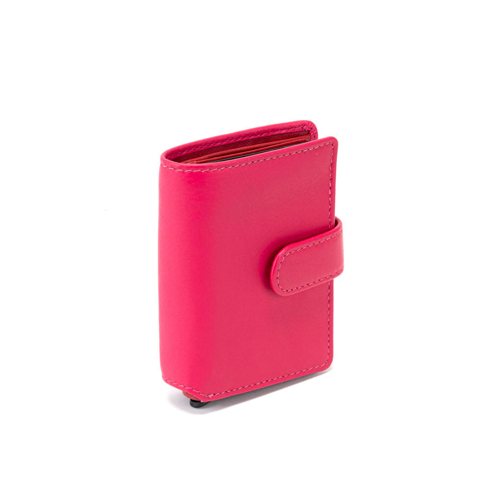 Campo Marzio Axel Card Holder - Fuchsia Flame Scarlet