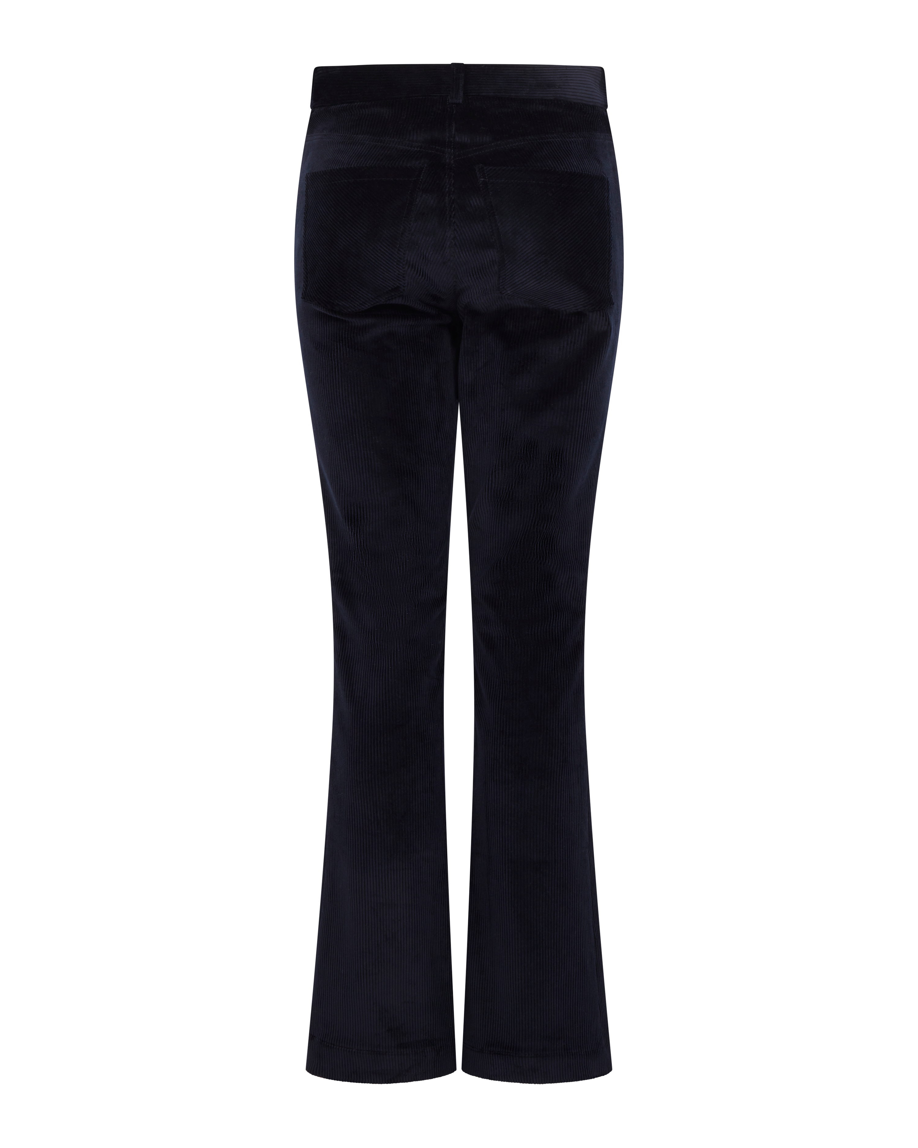 Corduroy Flare Trousers | Navy