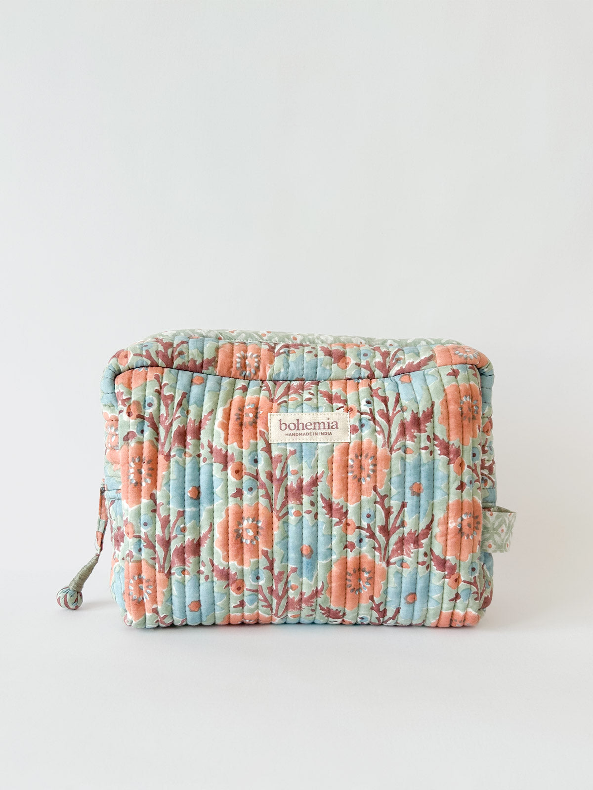 Floribunda Washbag, Duck Egg