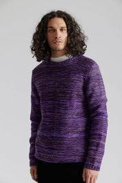 GLITCH - Merino Wool Jumper Lavender