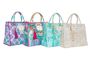 AQUA PEBBLES BARBADOS BEACH BAG