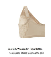 Grace - Silk & Organic Cotton Full Cup Front Zip Wired Bra