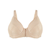 Grace - Silk & Organic Cotton Full Cup Front Zip Wired Bra