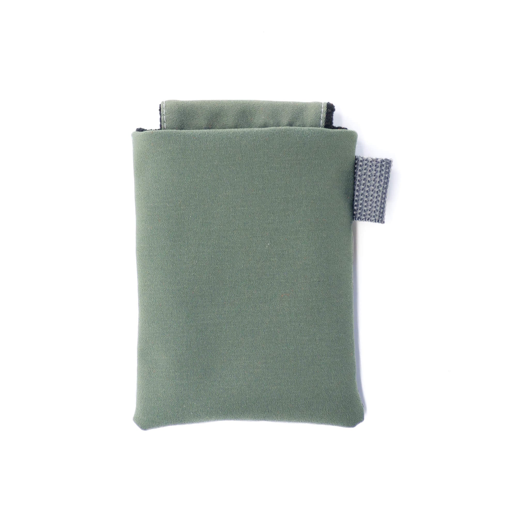 Pouch made from waste courier uniforms