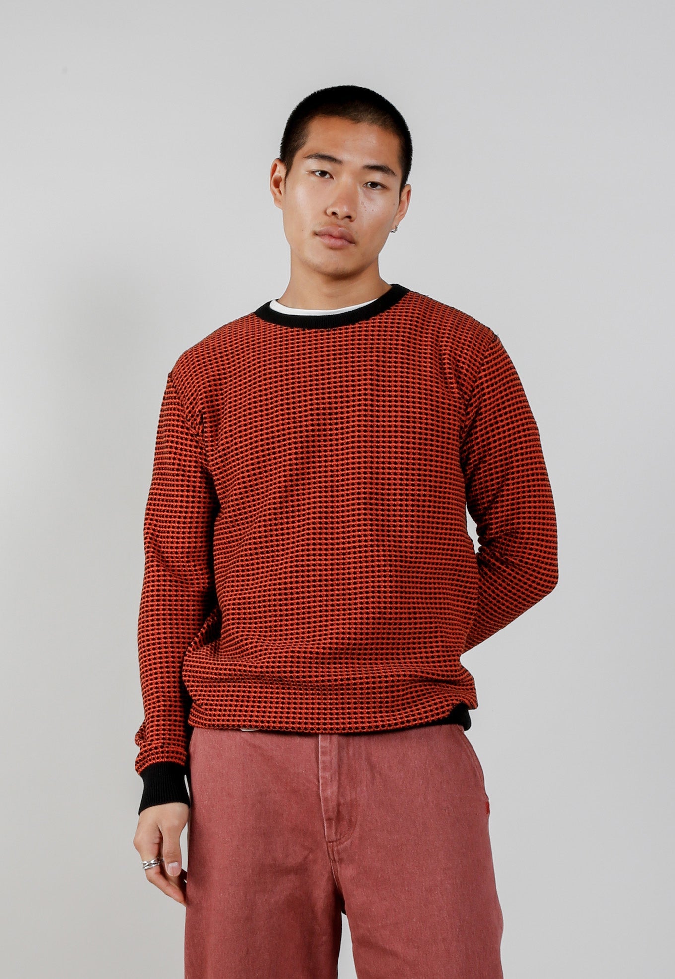 HASAN - Organic Cotton Jumper Orange