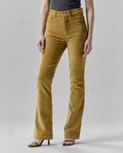 Corduroy Flare Trousers | Honey