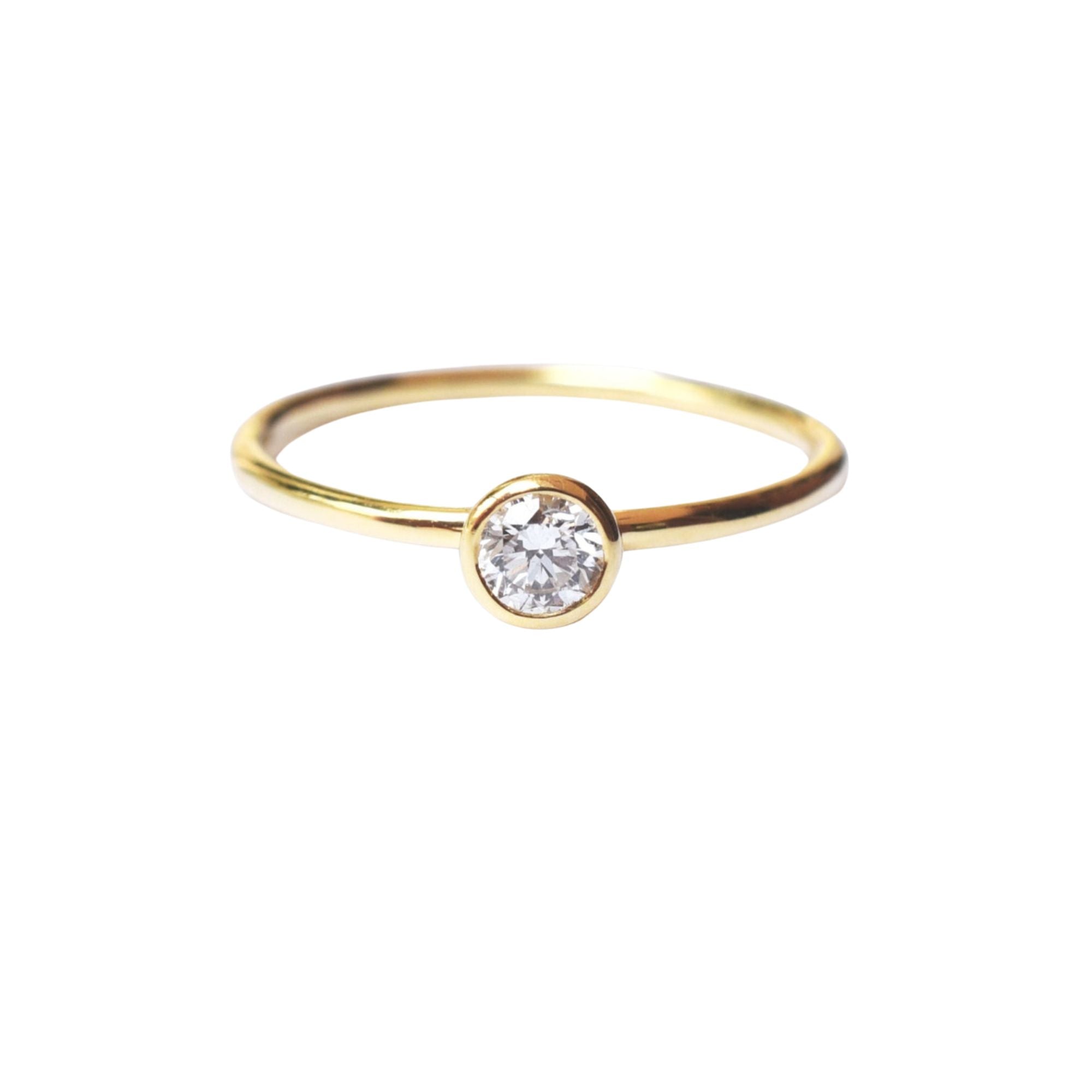 Circinius Large Diamond Solitaire Ring