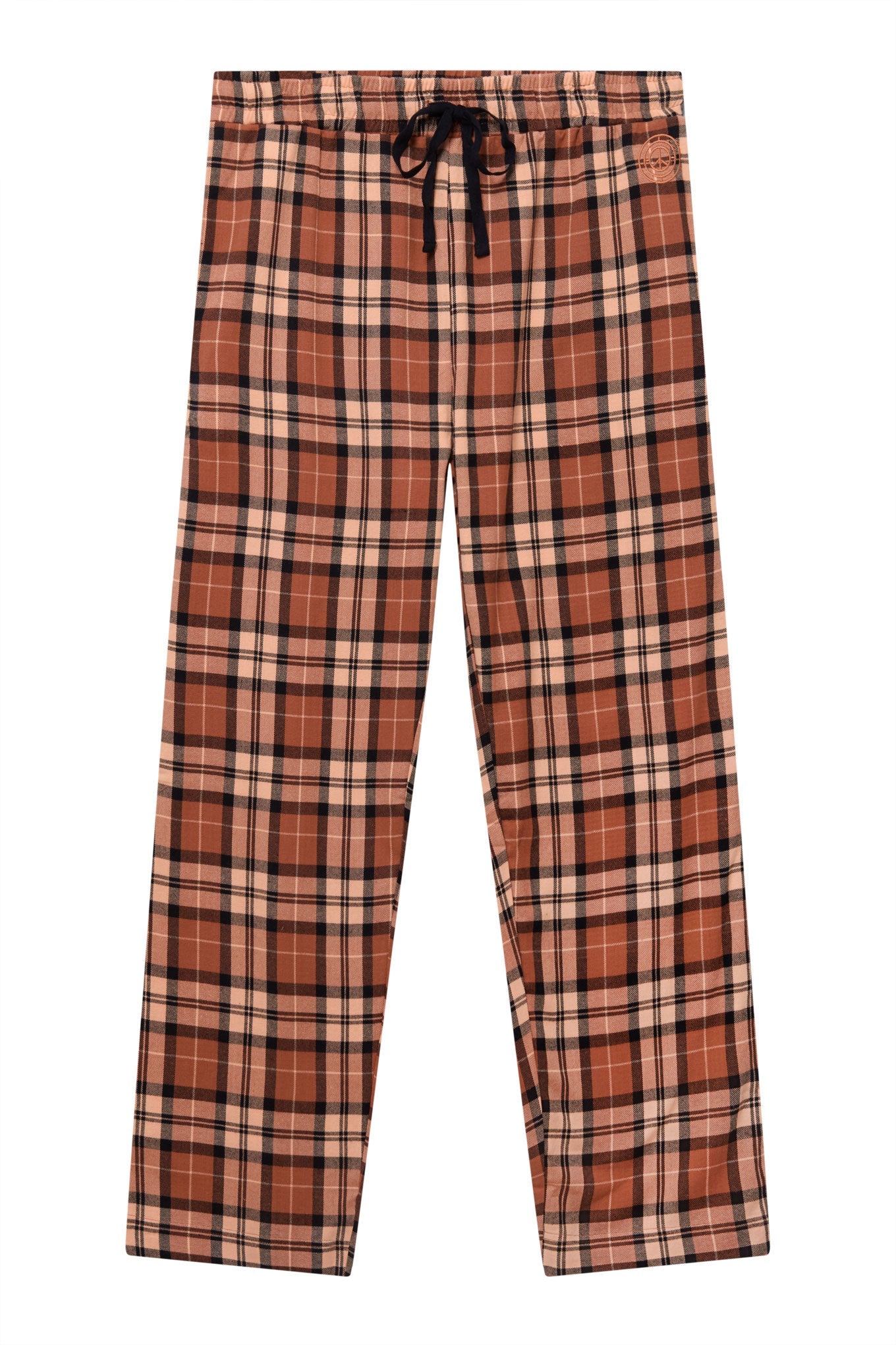 JIM JAM Mens Organic Cotton Pyjama Bottoms - Clay