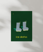 Ice Skates Art Print