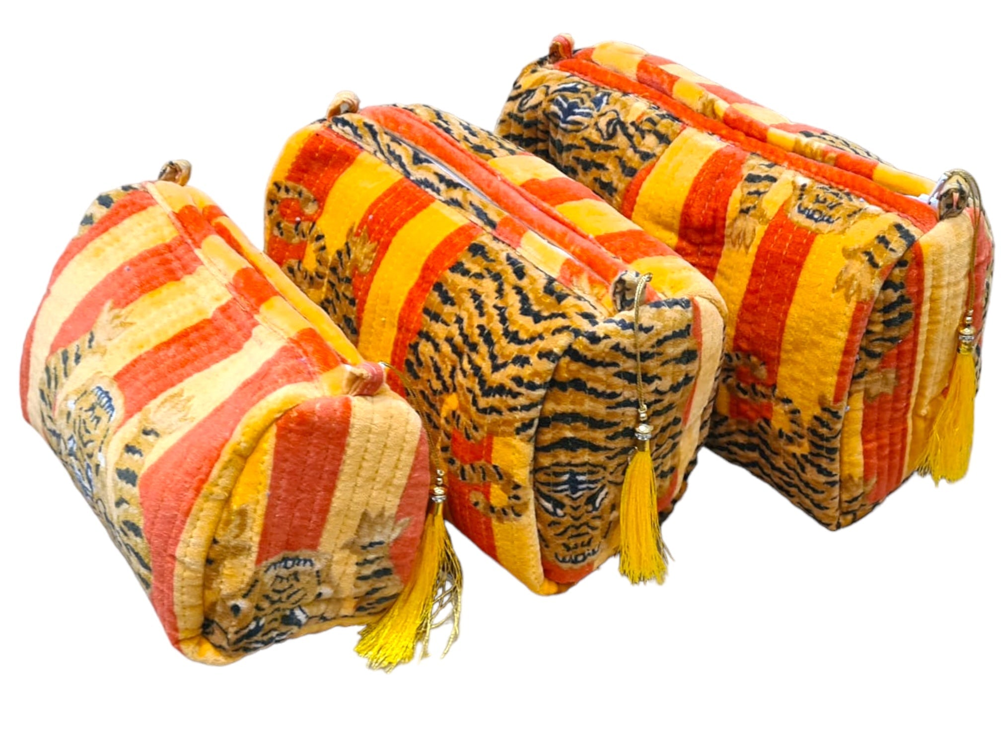 Tibetan Tiger Velvet 3 Piece Travel Set